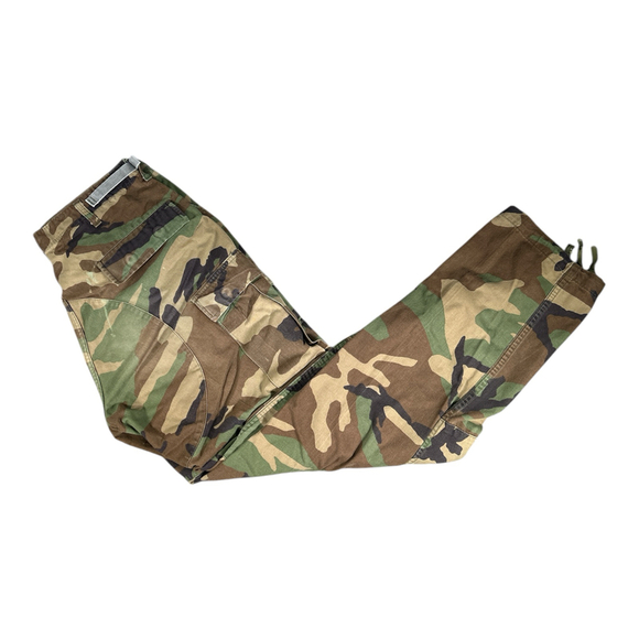 VTG Military BDU Camo Cargo Pants Woodland - Picture 1 of 5